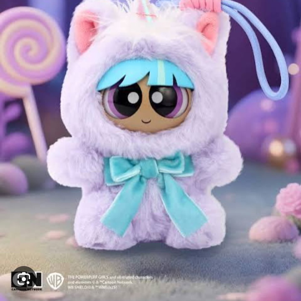 Brand New HUGKIS Powerpuff Girls Series Plush Lavender Unicorn CHASE SECRET